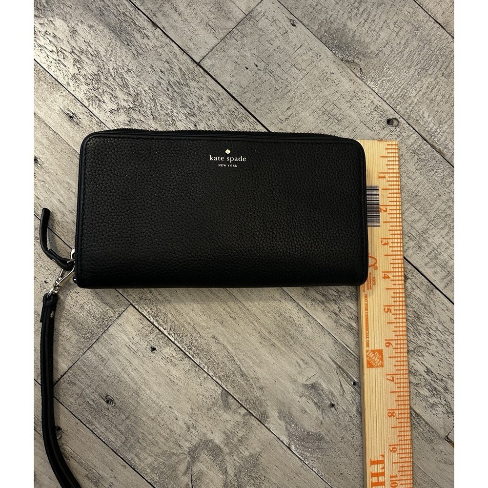 Kate Spade New York Chester Street Brigitta Wristlet Wallet Black - Picture 7 of 8